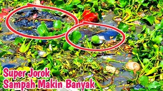 Super Jorok || Sampah Di Balik Eceng Menumpuk || Normalisasi Kali