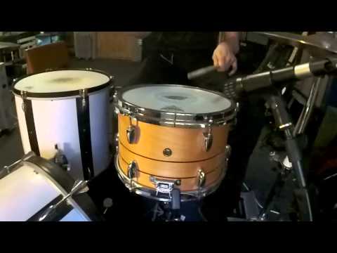 snare-drum-demo---12"x8"-wooden-diy-(tom-conversion)-snare-drum