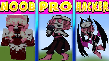 Minecraft Pixel Battle NOOB vs PRO vs HACKER FNF Sarvin