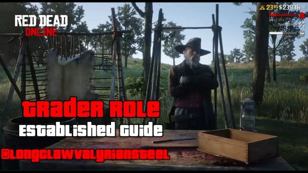 Red Dead Online Stories Trader Established Guide YouTube
