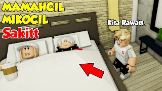 BANG CUPU DAN MIKACIL RAWAT MAMAHCIL DAN MIKOCIL SAKIT DI ROBLOX BROOKHAVEN