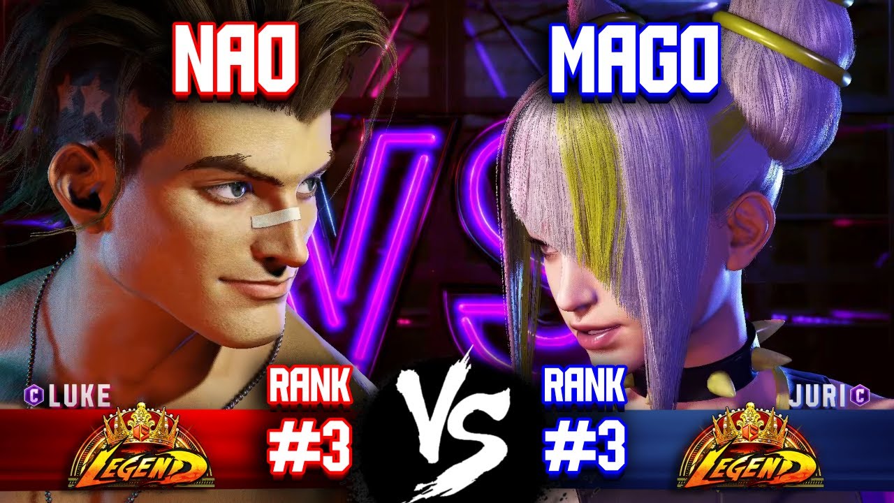 SF6 ▰ MAGO (#3 Rank Juri) vs NAO (#3 Rank Luke) ▰ High Level Gameplay