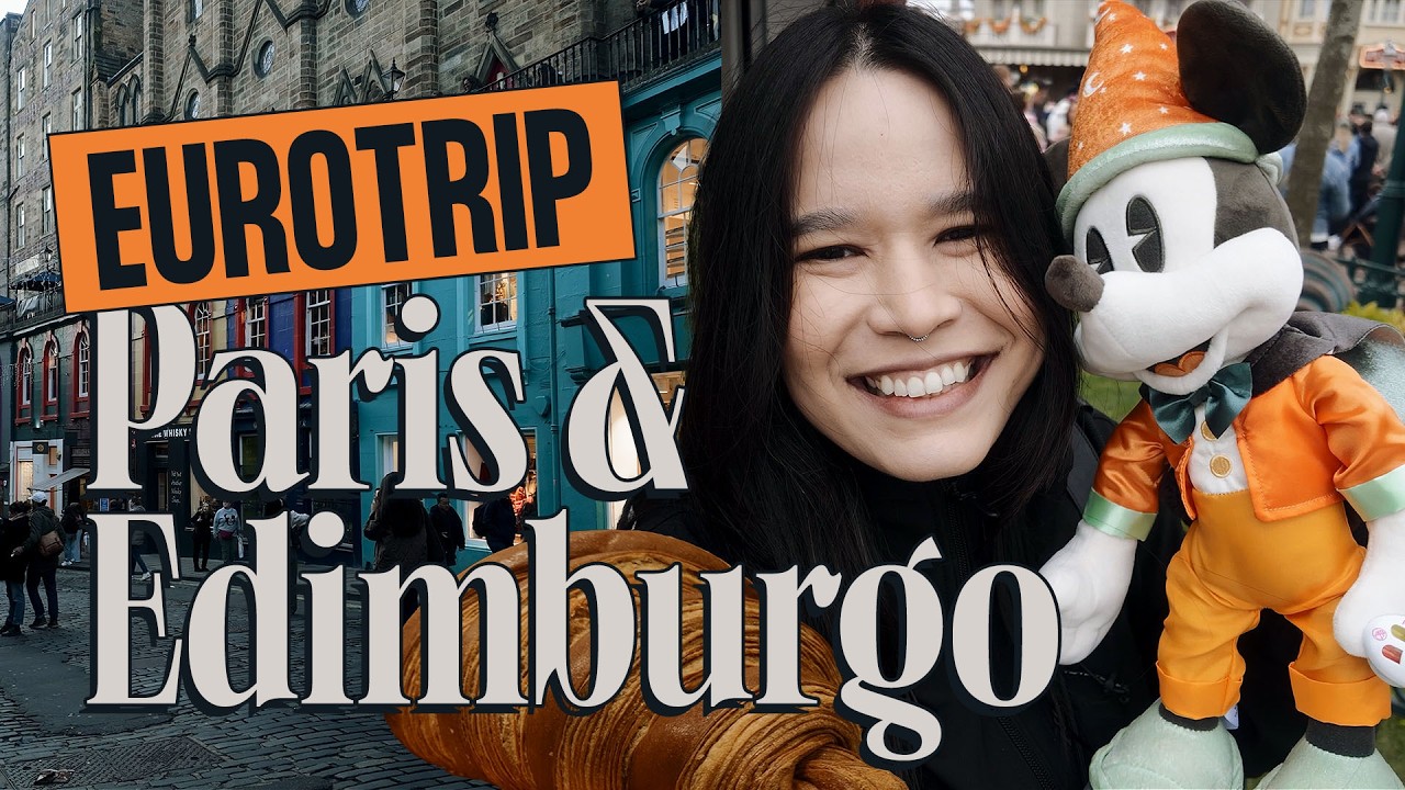 O outono mágico da Disney Paris e os locais que inspiraram Harry Potter em Edimburgo | Vamo Ali Vlog