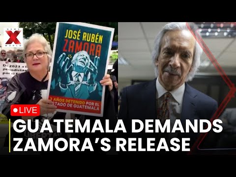 Guatemala Journalist Protest LIVE Journalists In Guatemala Demand Zamora S Release NewsX World