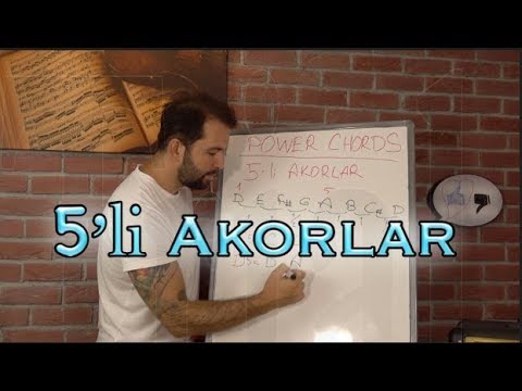 5'li Akorlar - Power Akorlara Giriş - Müzik Teorisi 7