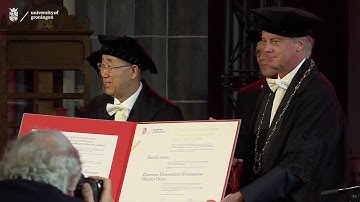 Honary Doctorate Ban Ki-moon 2018 by University of Groningen