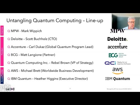 Untangling Quantum Computing Full Webinar - QED-C Quantum Marketplace