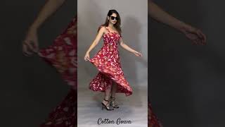 Soft Cotton Gown woman wear: #youtube #youtubeshorts #instagram #cotton #dress #youtubereels