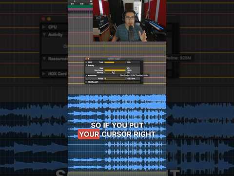 Run smoother sessions by using disk cache in Pro Tools #shorts #protools #recording #music