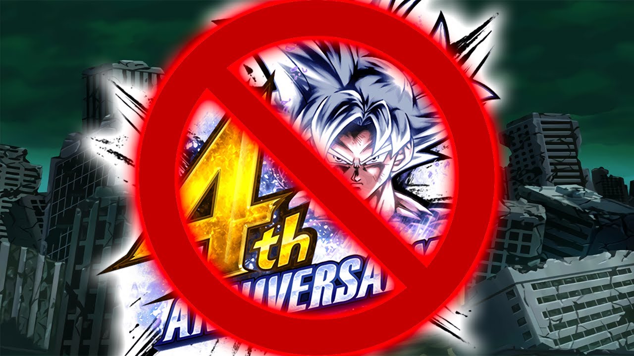 Dragon Ball Legends 4th Anniversary is TERRIBLE... 