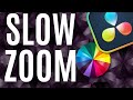 How To Add a SLOW ZOOM to Your Video in DaVinci Resolve in SECONDS!