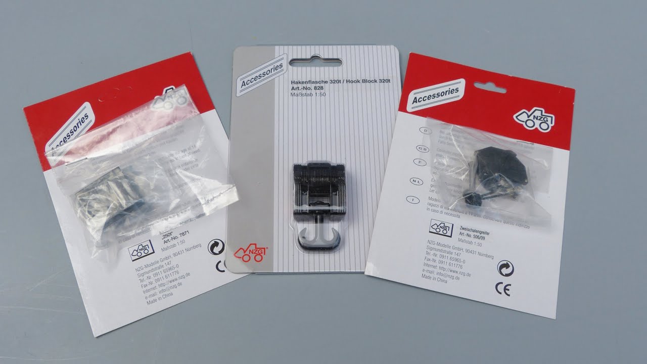 NZG Crane Accessories by Cranes Etc TV