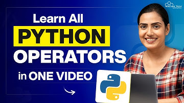 Python All Operators in One Video: Arithmetic, Logical, Assignment, Identity & Bitwise Operators