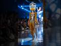 She wore a BLENDER on her HEAD to a Fashion Show 😱🌀🔥 #shorts #fashion #fashionshow