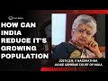 How Can India Reduce it's growing Population?:Justice B.V Nagarathna answers #justicenagarathna #law