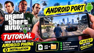 GTA V Android Port Gameplay & Installation Tutorial | How to Install GTA 5 on Android screenshot 3