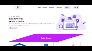 E-learning website using nodejs,expressjs,ejs and firestore database