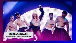 Ronela Hajati  - Sekret Eurovision 2022 Albania  Live in Semi Final 1  Jury show