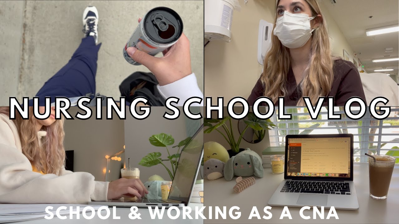 NURSING SCHOOL VLOG | A few days balancing work and school - YouTube