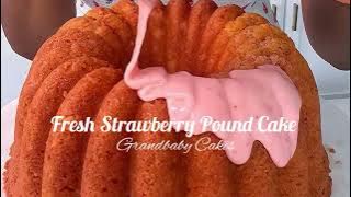 The Best Strawberry Pound Cake