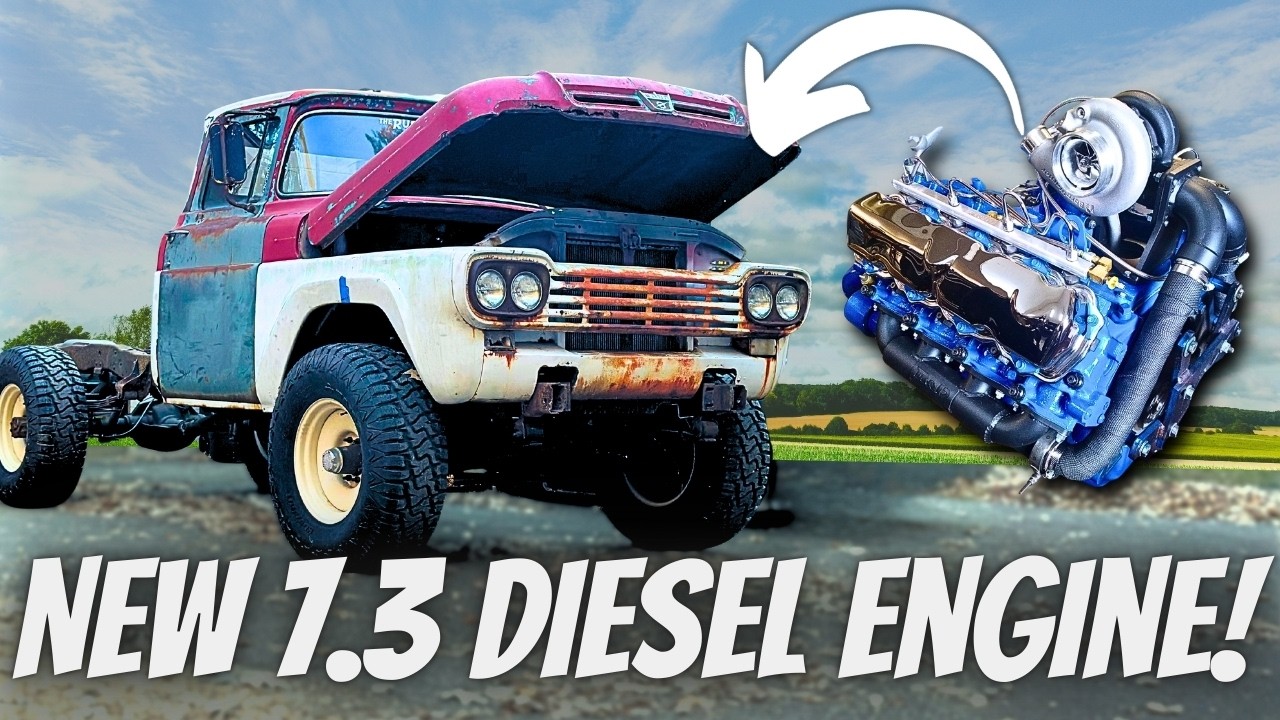 Classic 1959 Ford Gets A Modern 7.3 Diesel Engine Swap