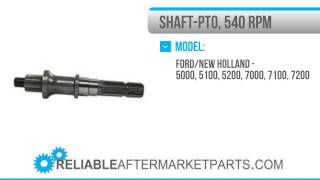 1914 D2Nnn752C Ford Pto Shaft 540 Rpm 5000 5100 5200 7000