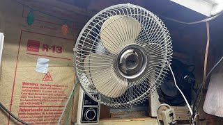 Vintage Dayton 12” Wall Mount Oscillating Fan