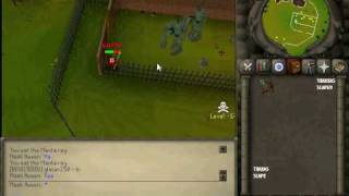 godzhell pking at mod island by mask hween