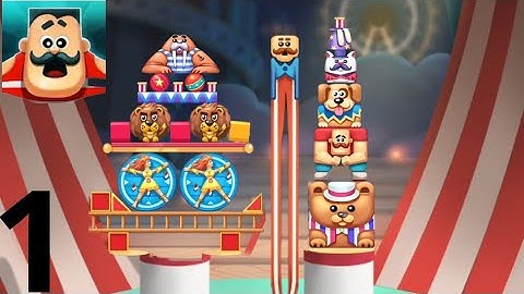 Circus Stacker : Tower Puzzle || (Android,ios) Gameplay - Walkthrough
