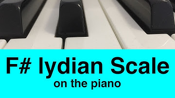 F# Lydian Scale | Piano And Music Theory Tutorial✨