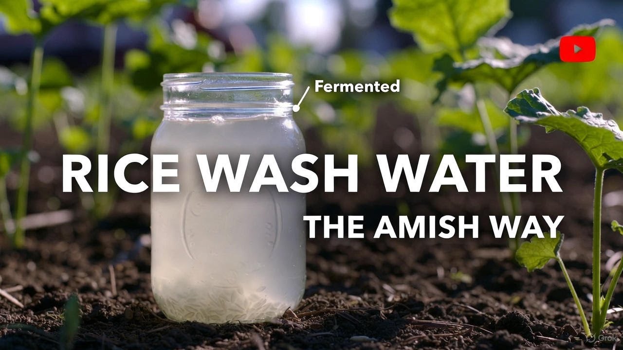 How the Amish Used Rice Wash Water to Build Living Soil (Lactic Acid ...