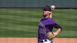 Daniel Bard, RHP, Colorado Rockies   Slow Motion Mechanics and Pitch Grips