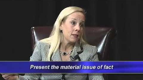 Jamie Moses - Writing and Defending an Effective Summary Judgement