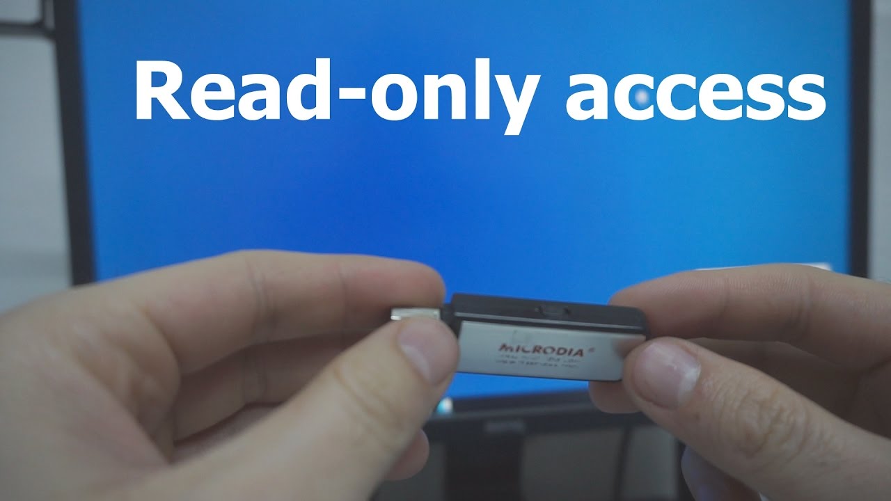 Alle sammen finansiere ting USB Flash Drive - Read Only (Hardware + Software method) - YouTube