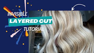 ✂️Full Haircut tutorial cutting invisible layers #haircut #haircutting #hairtutorial #haireducator