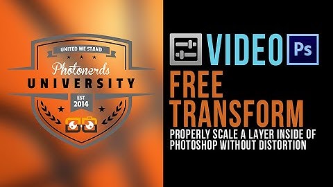How to Free Transform a Layer in Photoshop | PhotoNERDs.