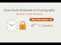 Fermat’s Little Theorem & Cryptography 🔐