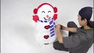 Collapsible Snowman Yard Lights Instruction Manual For Product 30696