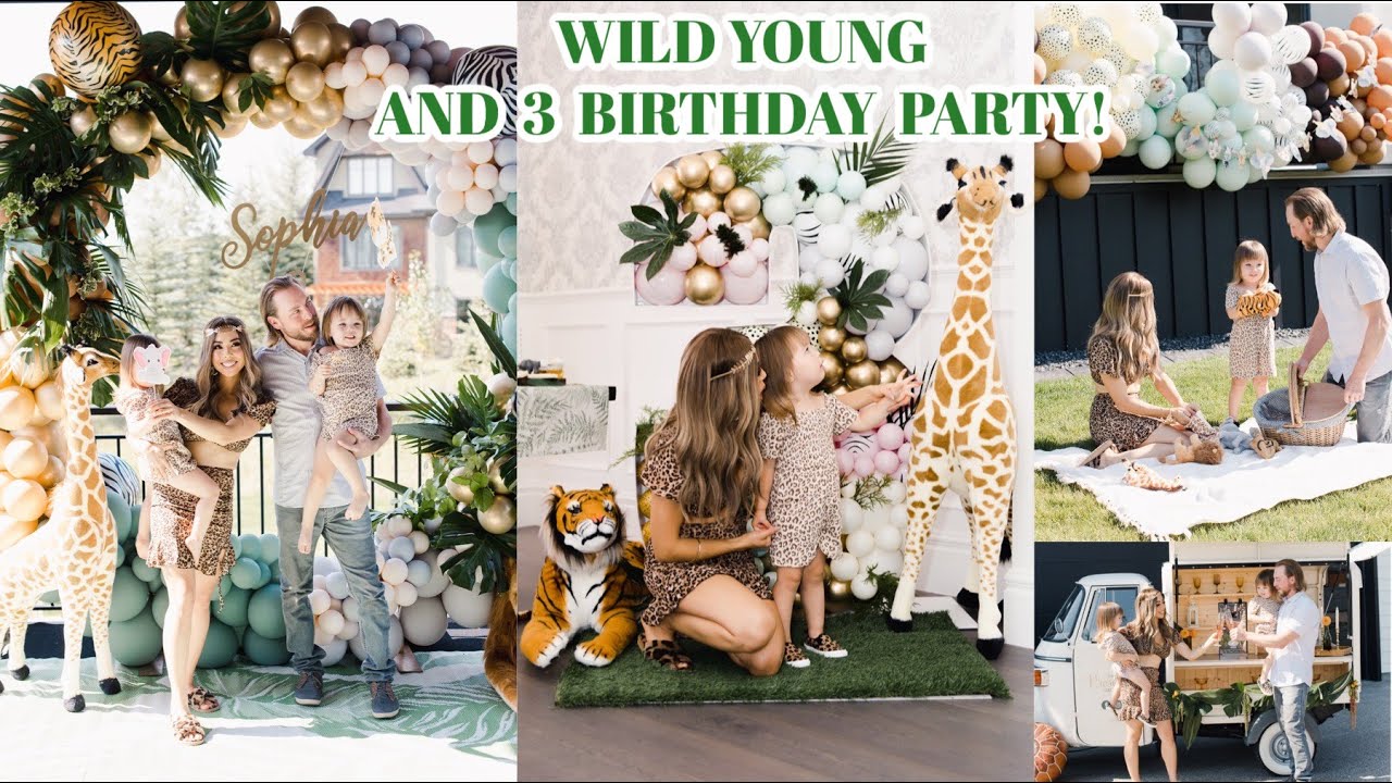 TWINS 3RD SAFARI BIRTHDAY + NEW FALL DECOR VLOG!🍁🦒🦓