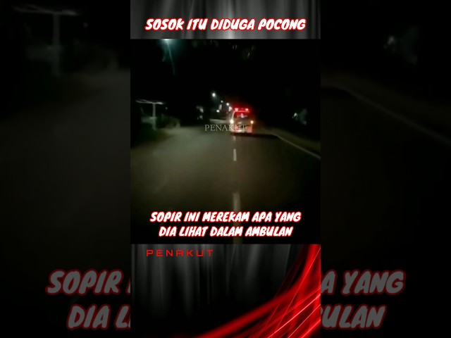 PENAKUT  ||  Sopir ini merekam penampakan dalam mobil yang melaju di depannya, sosok apa itu? class=