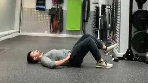 Supine Deadbug Feet Down