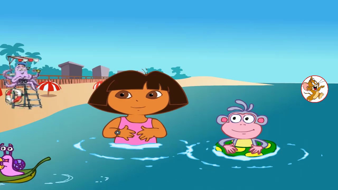 Tom, and, Jerry, dora find floatie, dora games, dora explore, car, bike, tr...