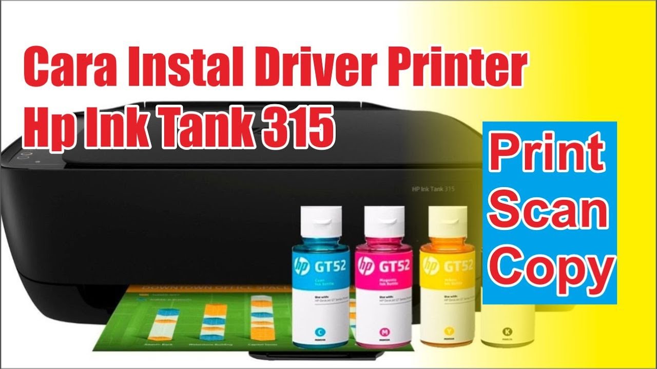 Cara Download dan Instal Driver Printer HP Ink Tank 315 Dengan Mudah