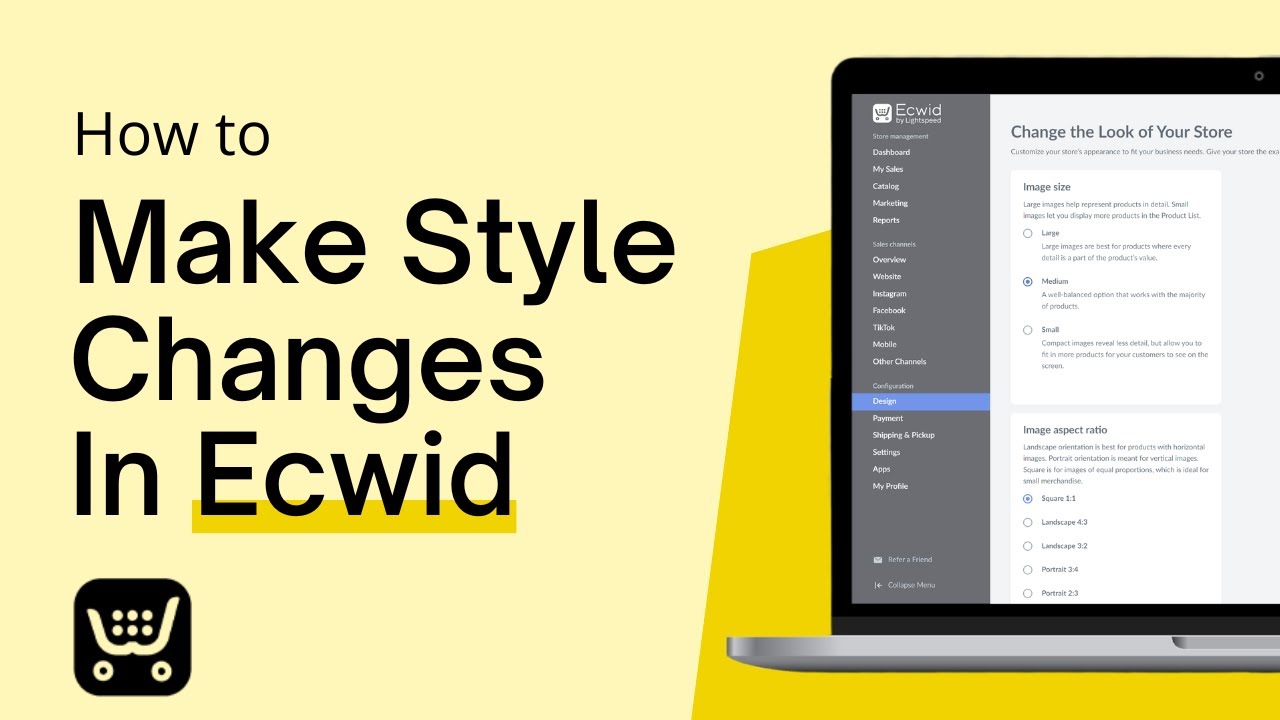 How To Make Style Changes In Ecwid 2023 | Edit Design In Ecwid - YouTube