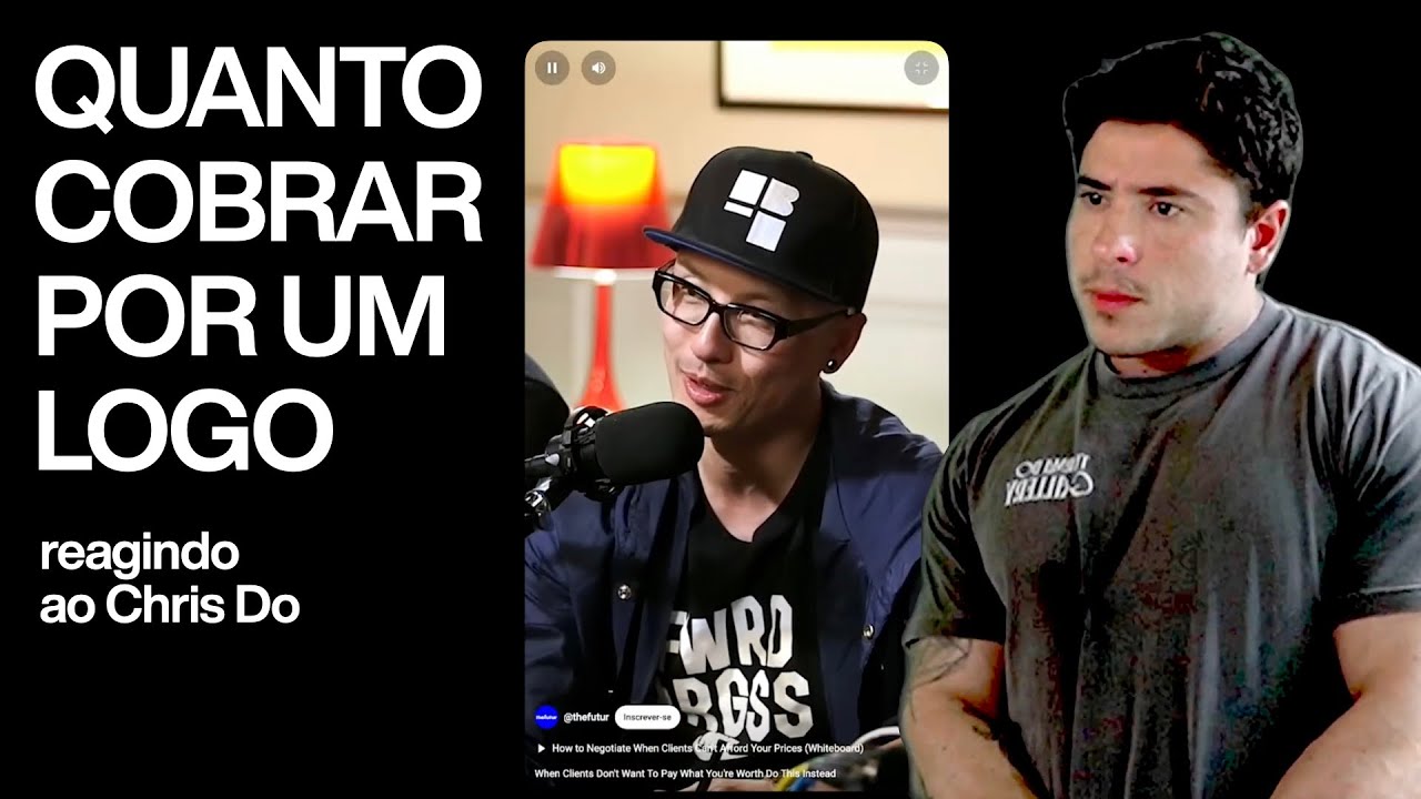 React: CHRIS DO simulando NEGOCIAÇÃO de LOGO com CLIENTE