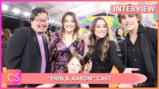 Get to Know the Cast of Nickelodeon&#39;s New Series ERIN &amp; AARON | 2023 Kids&#39; Choice Awards