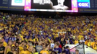 WATCH: LSU honors Wayde Sims with moment of silence