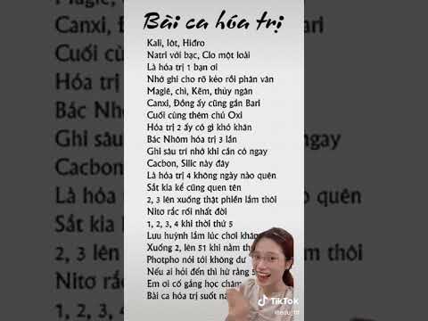 Video HÓA 8: Phương pháp học hoá trị và nguyên tử khối hoá... - youtube