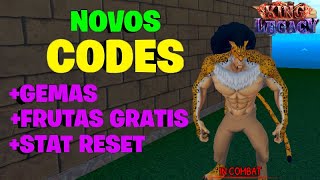 RAPIDO!! NOVOS CODIGOS no KING LEGACY UPDATE 4.7.1 💧 + TODOS OS