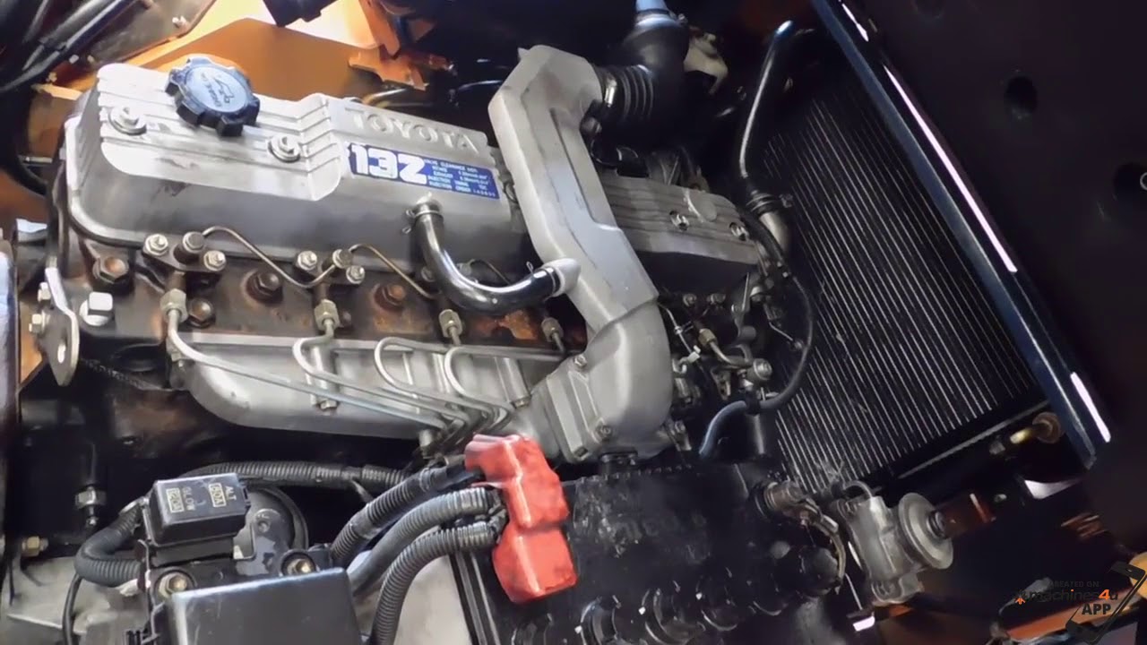 Toyota 5000kg diesel forklift. Minespec.